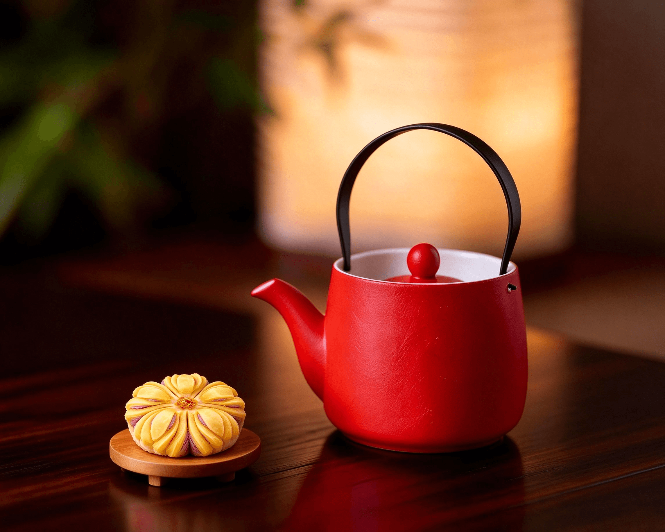 一壶慢品+红楼花酥