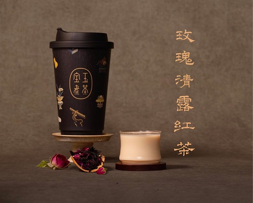 玫瑰清露轻乳茶-玫瑰红茶